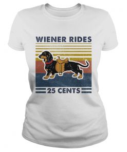 Dachshund wiener rides 25 cents vintage retro  Classic Ladies