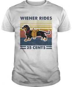 Dachshund wiener rides 25 cents vintage retro  Unisex
