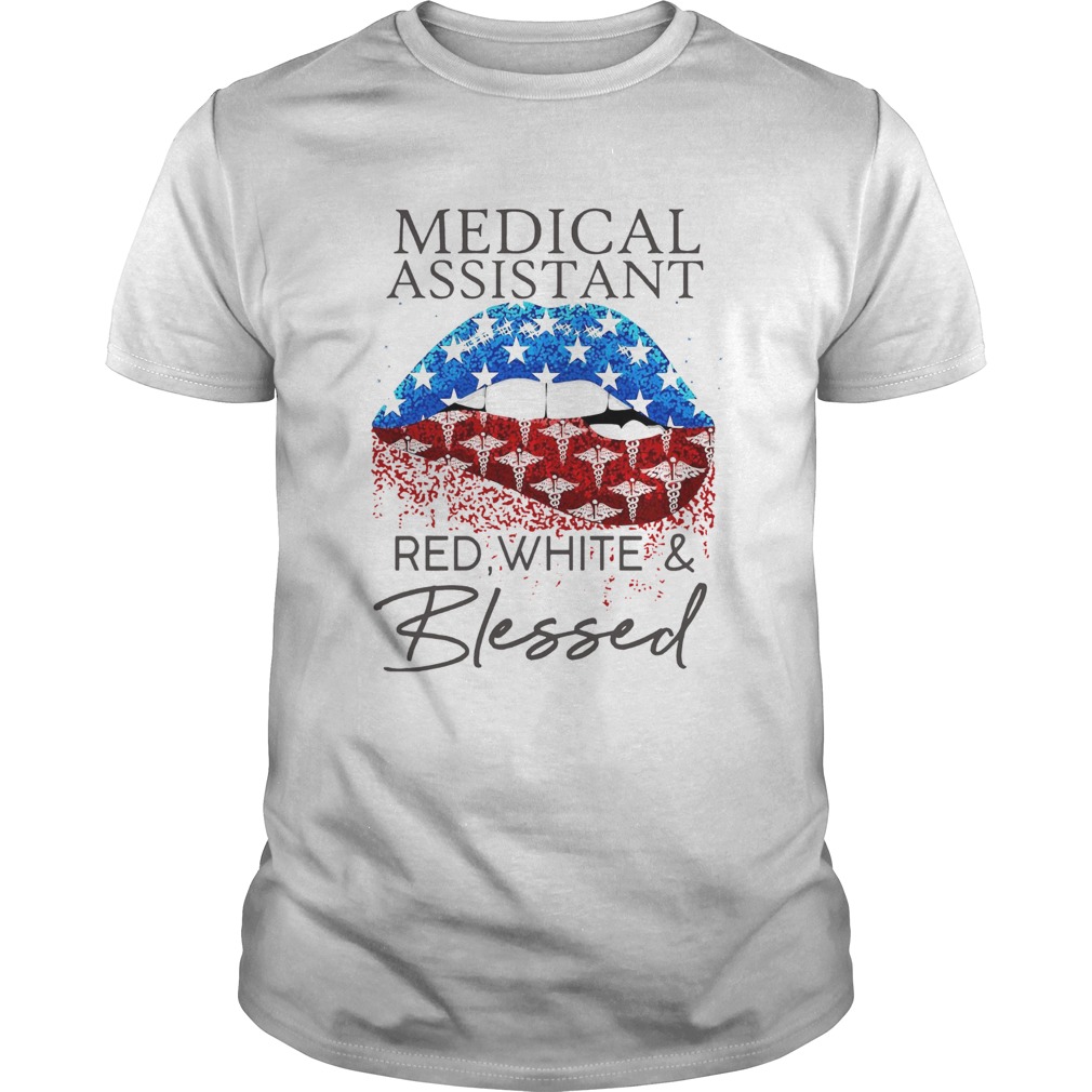 Each Medical Assistant Red White And Blessed Vintage shirt