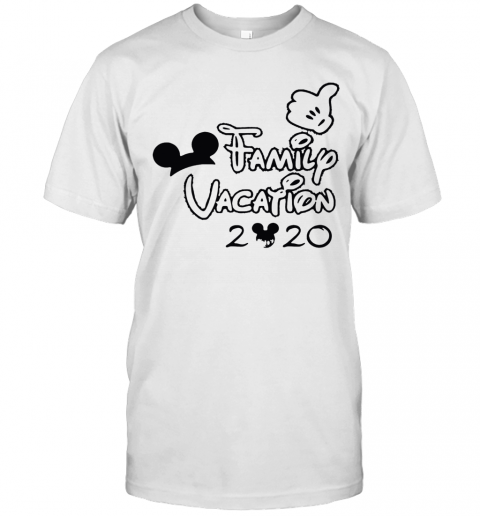 Mickey Mouse Ear Family Vacation 2020 T-Shirt