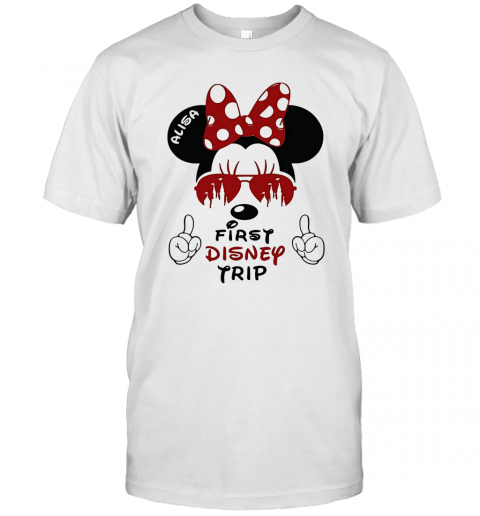My First Disney Trip Minnie Mouse Avaitors T-Shirt