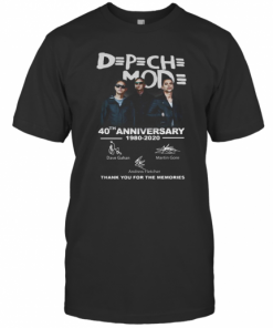 Official DPCH Mod 40Th Anniversary 1980 2020 Thank You For The Memories Signatures T-Shirt Classic Men's T-shirt