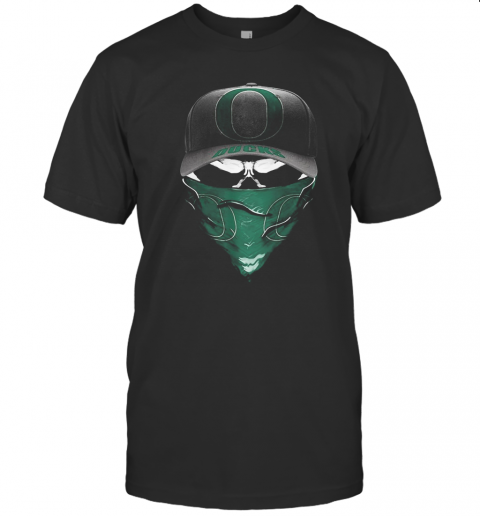 Skull Mask Oregon Ducks Football T-Shirt