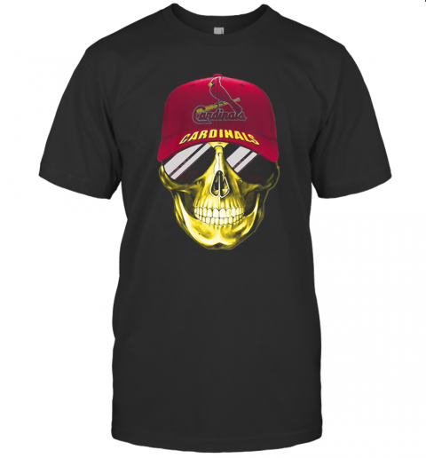 Skull Smile St. Louis Cardinals Baseball T-Shirt
