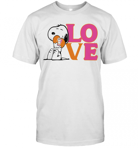 Snoopy Hug Heart Love Dunkin Donuts T-Shirt