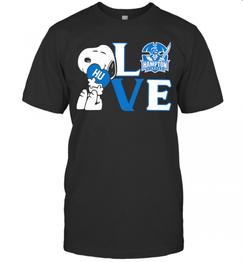 Snoopy Hug Heart Love Hampton Pirates T-Shirt