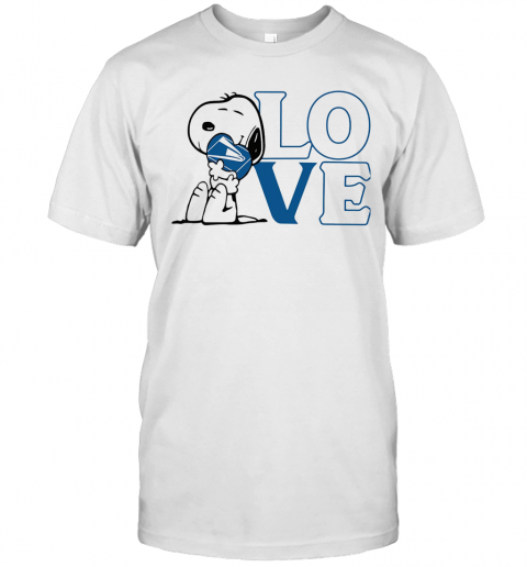 Snoopy Hug Heart Love United States Postal Service T-Shirt