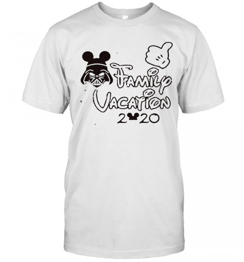 Star Wars Darth Vader Family Vacation 2020 Mickey Mouse T-Shirt