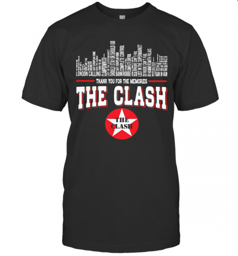 Thank You For The Memories The Clash T-Shirt