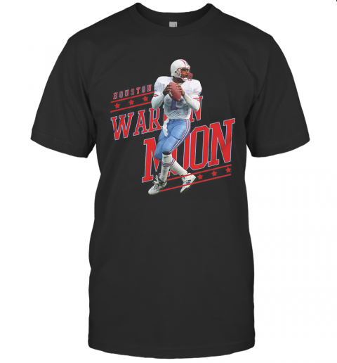Warren No.1 Houston Football Moon T-Shirt