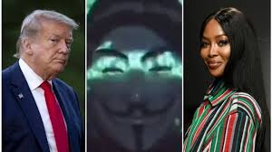 Anonymous: Donald Trump y Naomi Campbell involucrados con la red Epstein
