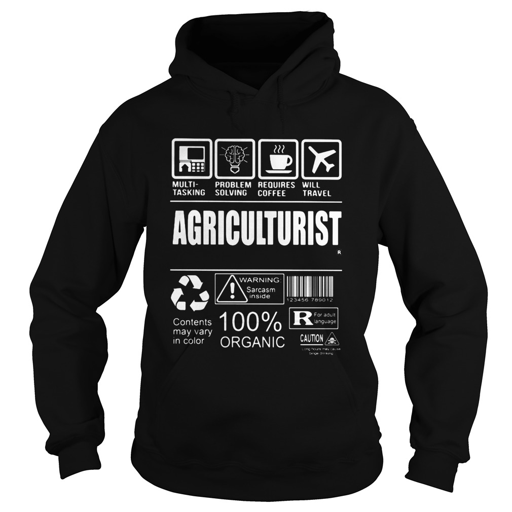 Agriculturist 100 percent organic Hoodie