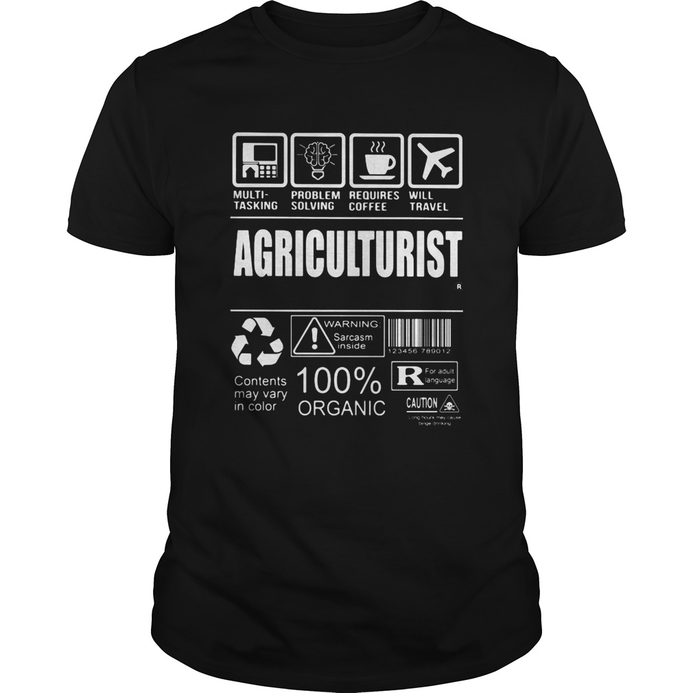 Agriculturist 100 percent organic Unisex