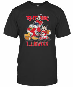 Goofy Donald Duck And Mickey Mouse Football Player Tjmaxx T-Shirt Classic Men's T-shirt