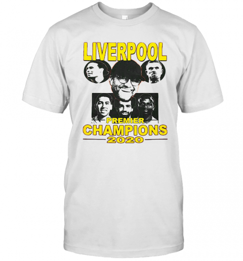 Liverpool Premier League Champions 2020 Players T-Shirt