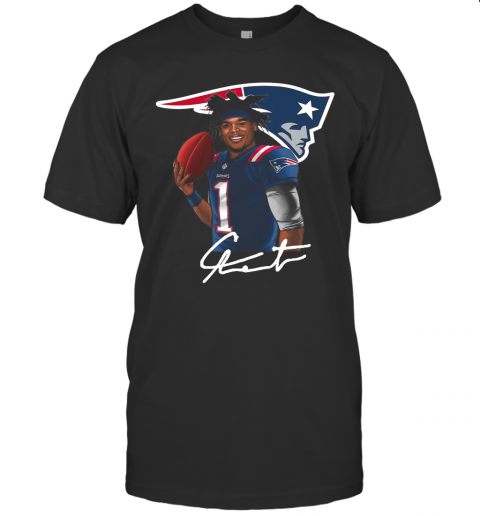 New England Patriots Cam Newton Signature T-Shirt