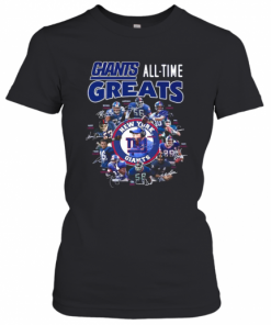 New York Giants Football All Time Greats Players Signatures T-Shirt Classic Women's T-shirt