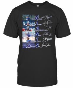 New York Giants Football Players Signatures T-Shirt Classic Men's T-shirt