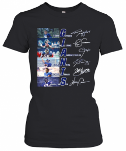 New York Giants Football Players Signatures T-Shirt Classic Women's T-shirt