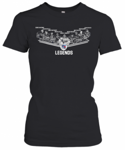 New York Rangers Legends Team Player Signature T-Shirt Classic Women's T-shirt