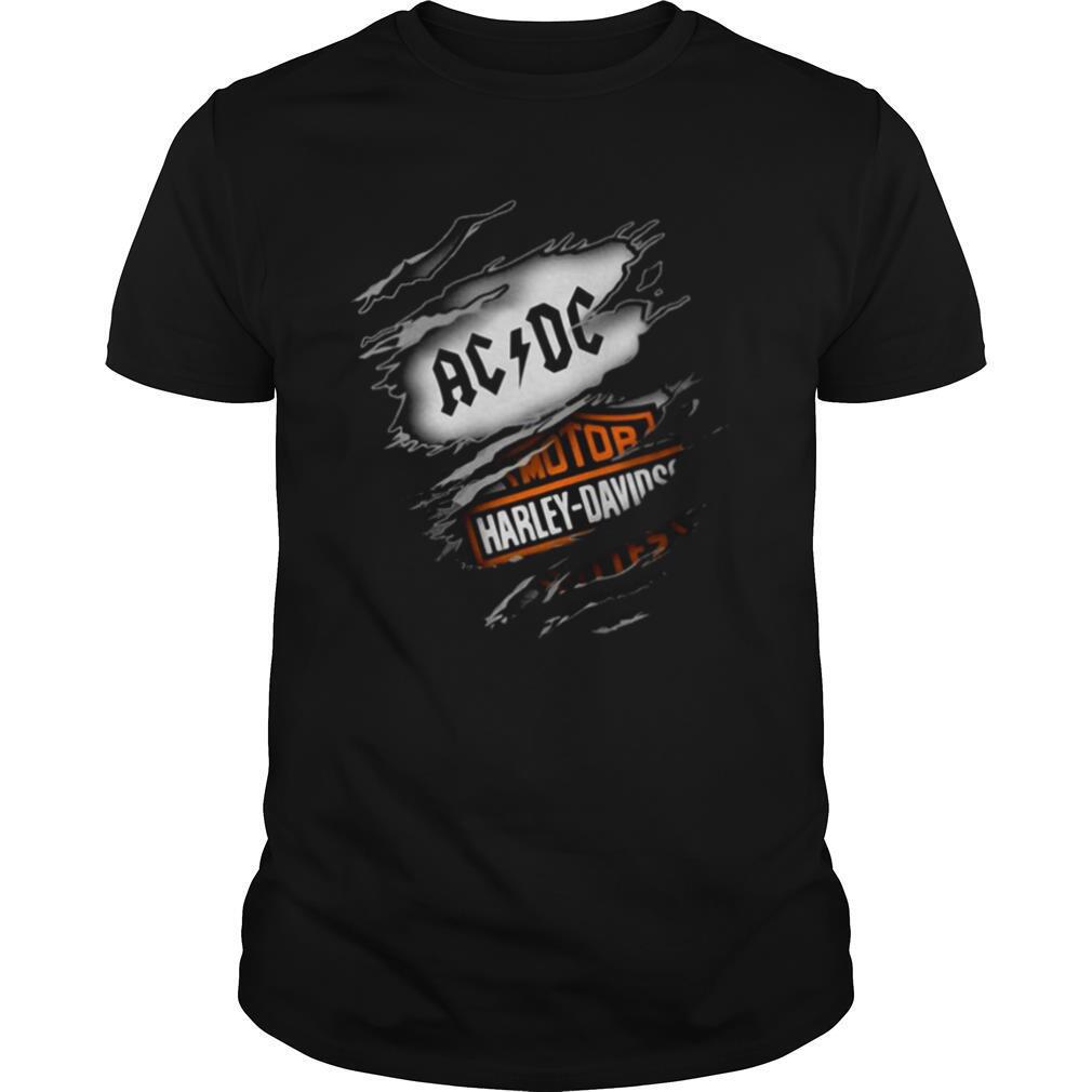 AC DC Inside Me Motor Harley Davidson shirt