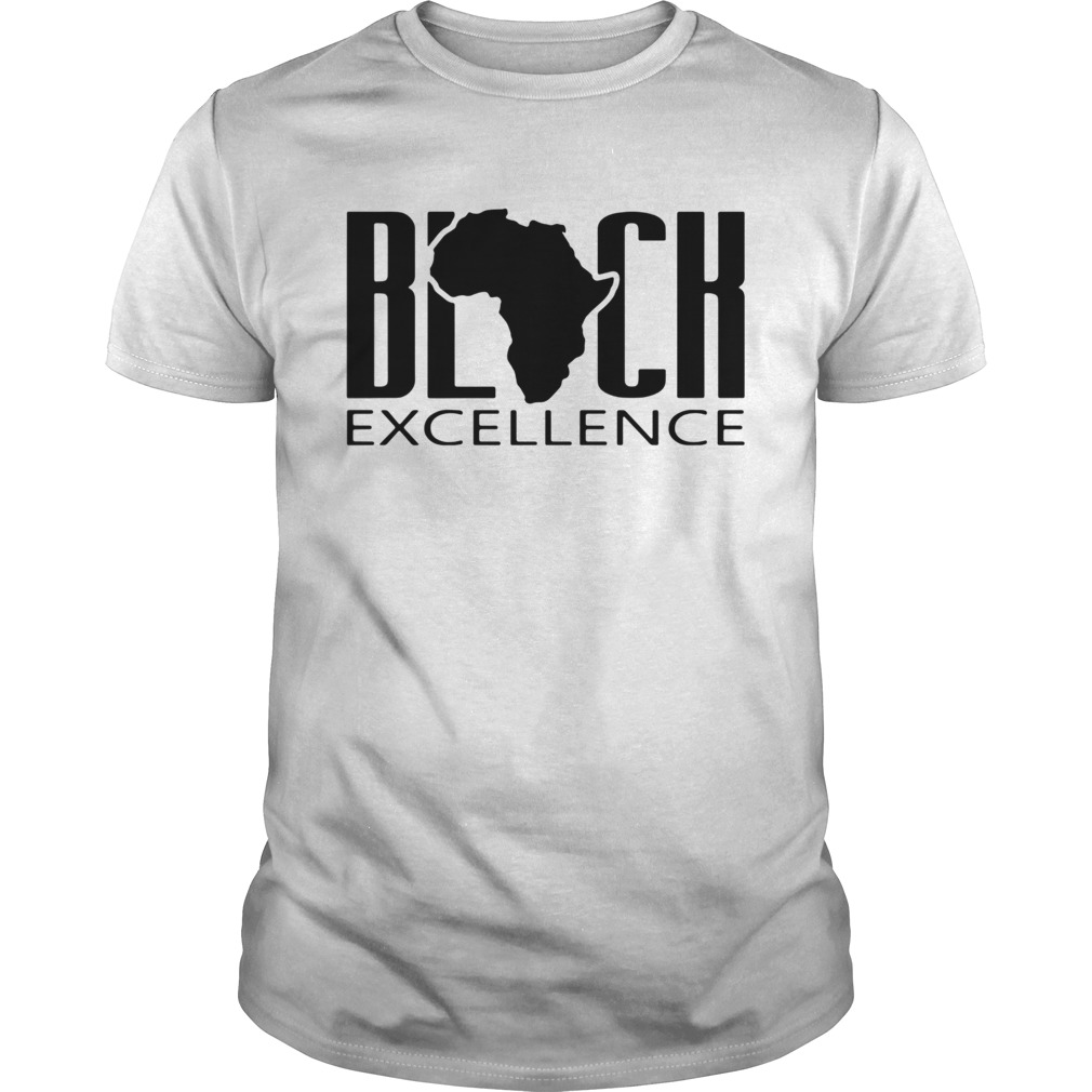 Black excellence maps shirt
