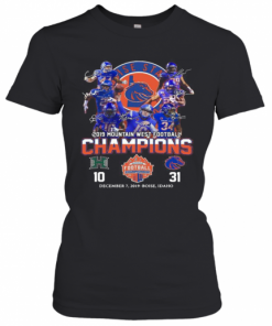 Boise State Broncos 2019 Mountain West Football Champions T-Shirt Classic Women's T-shirt