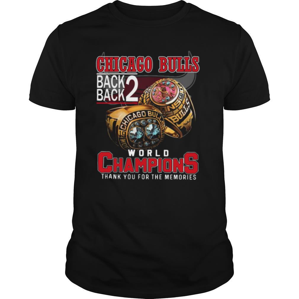 Chicago Bulls Back Back World Champions Thank You For The Memories shirt