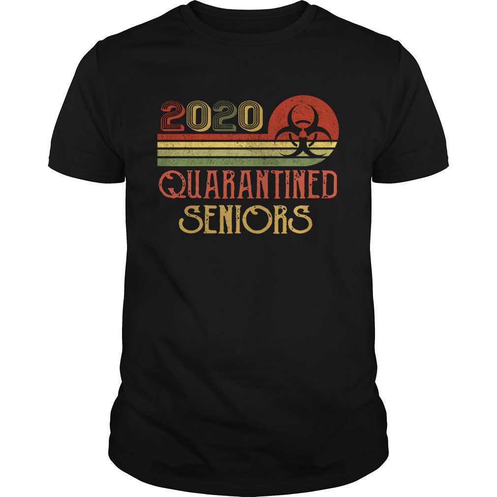 Class Of 2020 Senior Quarantine Graduation Vintage shirt