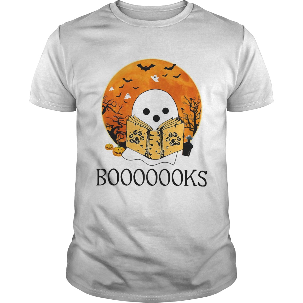 Ghost Reading Books Halloween shirt