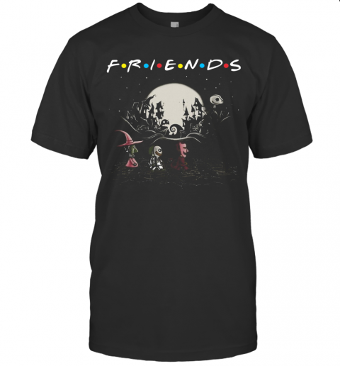 Halloween Jack Skellington And Friends Crossing Road T-Shirt