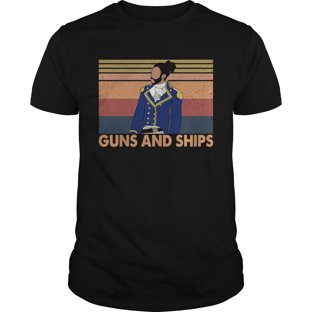 Hamilton Guns And Ships Vintage shirt