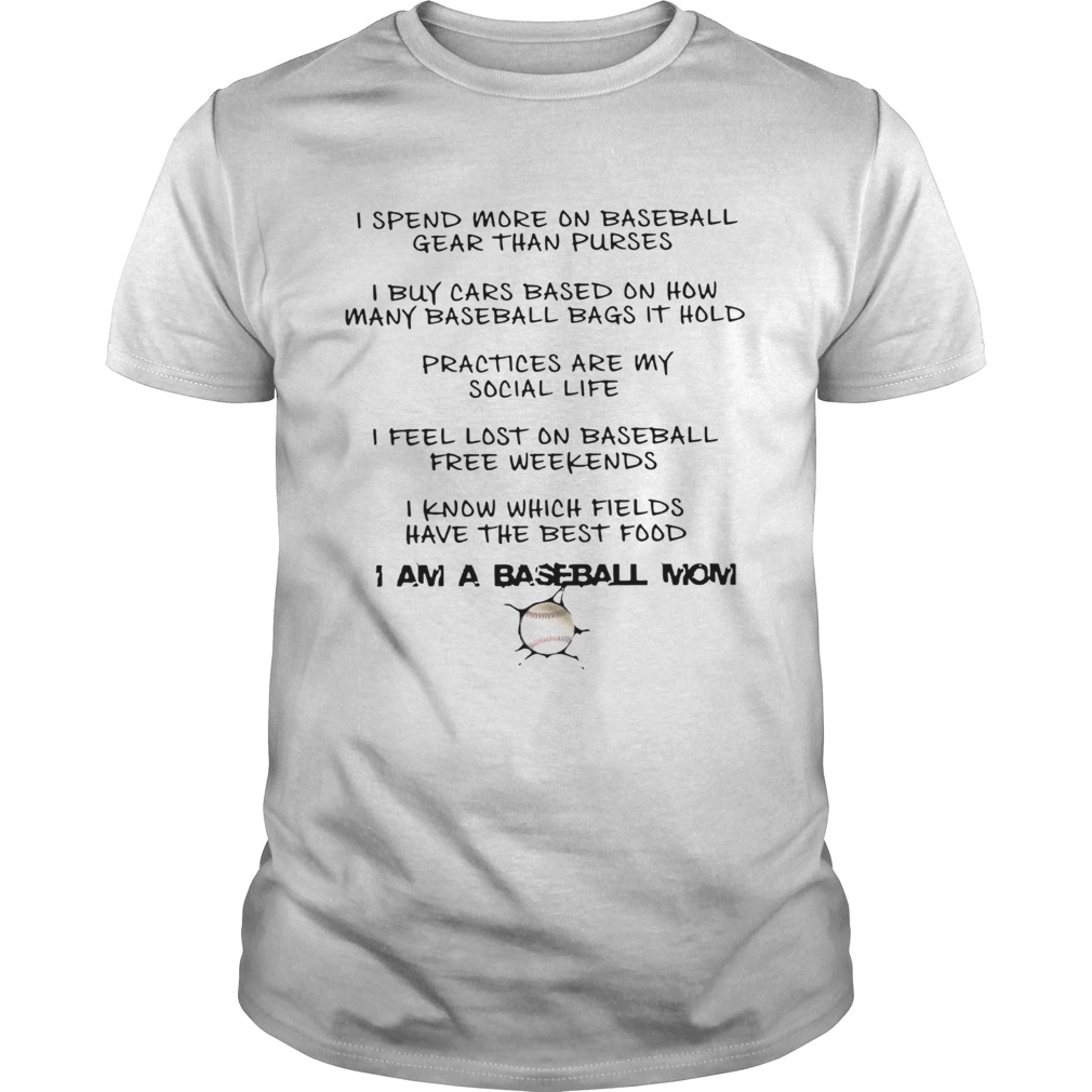 I Am A Baseball Mom shirt