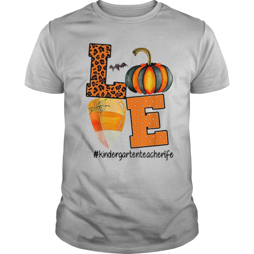 Love Kindergarten Teacher Life Halloween shirt