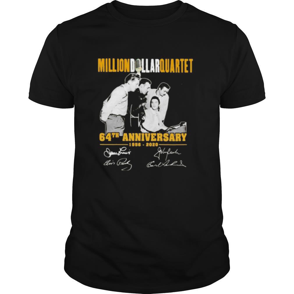 Million dollar quartet 64th anniversary 1956 2020 signatures shirt