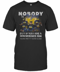 Nobody Is Perfect But If You Are A Michigan Wolverines Fan You'Re Pretty Damn Close T-Shirt Classic Men's T-shirt