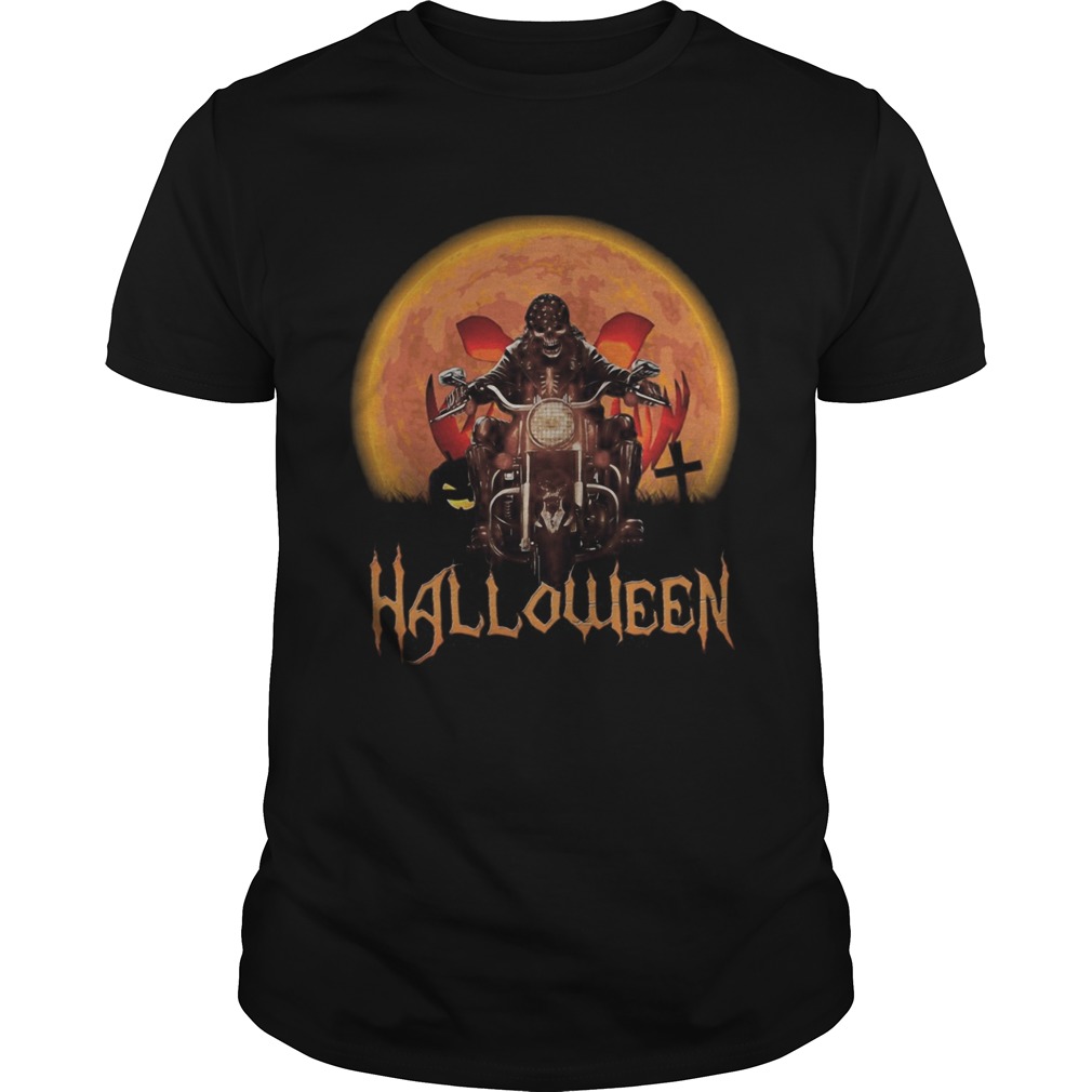 Skeleton Biker Halloween shirt