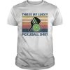 This is my lucky pickleball vintage retro  Unisex