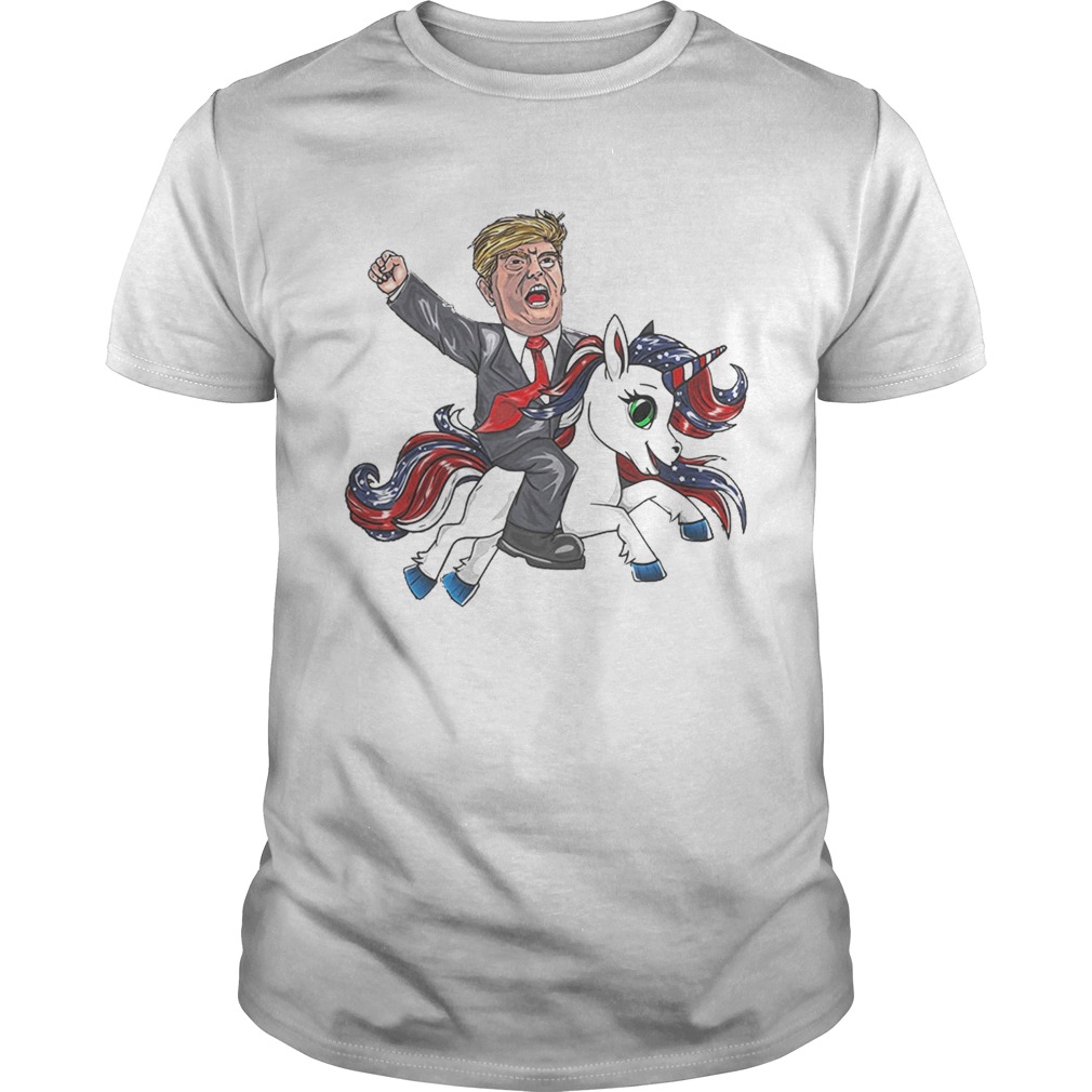 Trump Riding American Unicorn shirt