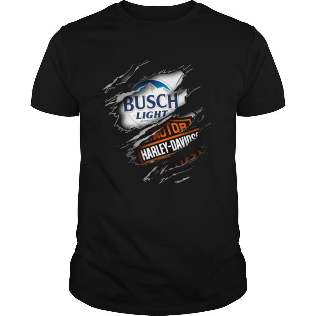 Busch Light Motor Harley Davidson Inside Me shirt
