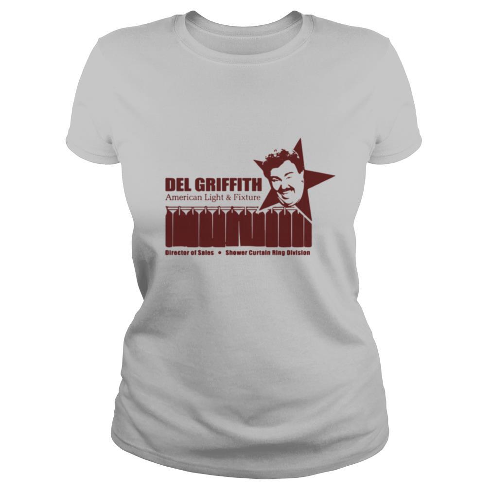 S Shower Curtain Ring Division Shirt, Del Griffith Shower Curtain Rings