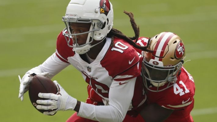 Hopkins helps Cardinals rally past 49ers 24-20