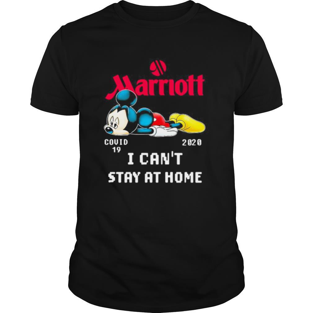 Mickey mouse marriott i can’t stay at home covid 19 2020 shirt