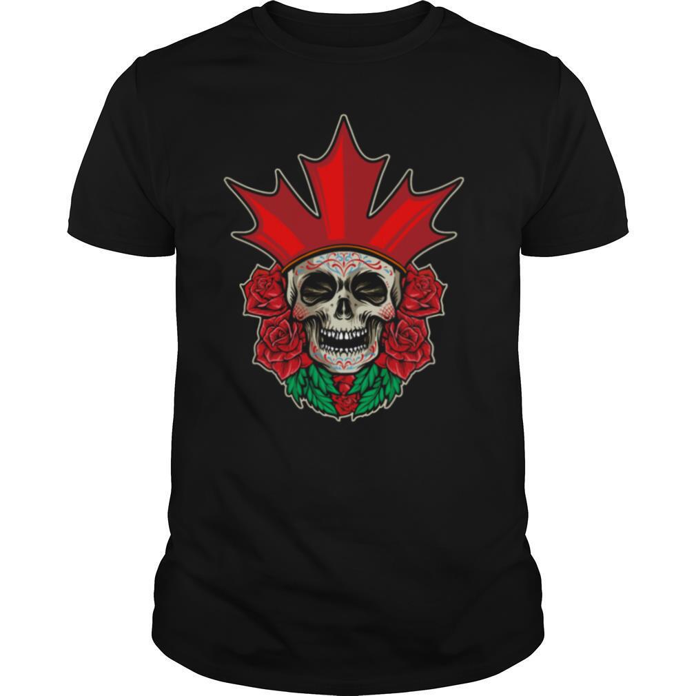 Skull Rose Dia De Muertos Day Of Dead shirt