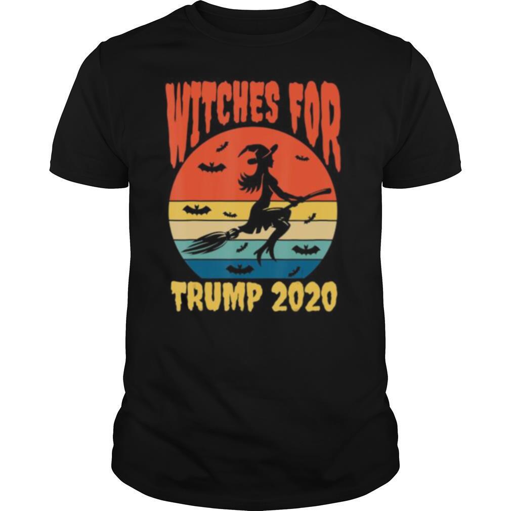 Witches for Trump Retro Vintage Broomstick Hat shirt