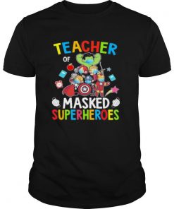 eacher masked superheroes marvel shirt