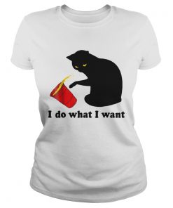 Do What I Want Black Cat Red  Classic Ladies
