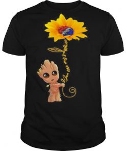 Groot hug Sunflower you are my sunshine shirt