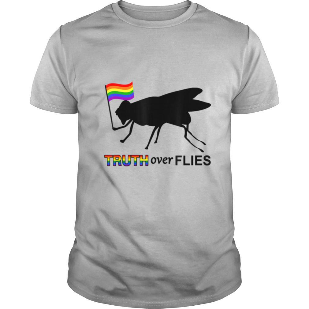 Lgbt Truth Over Flies Funny Donald Trump President 2020 Vote shirt
