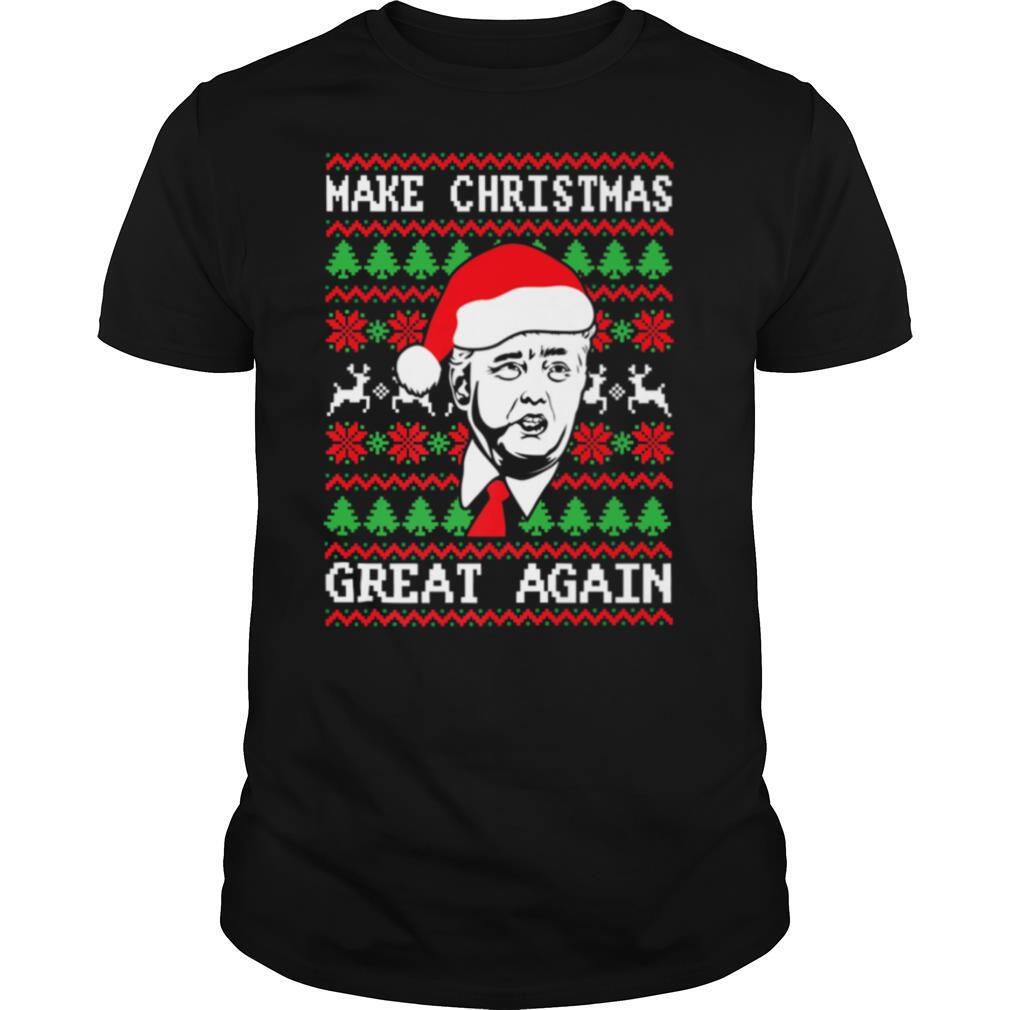 Make Christmas Great Again Pro Trump America Ugly Christmas shirt